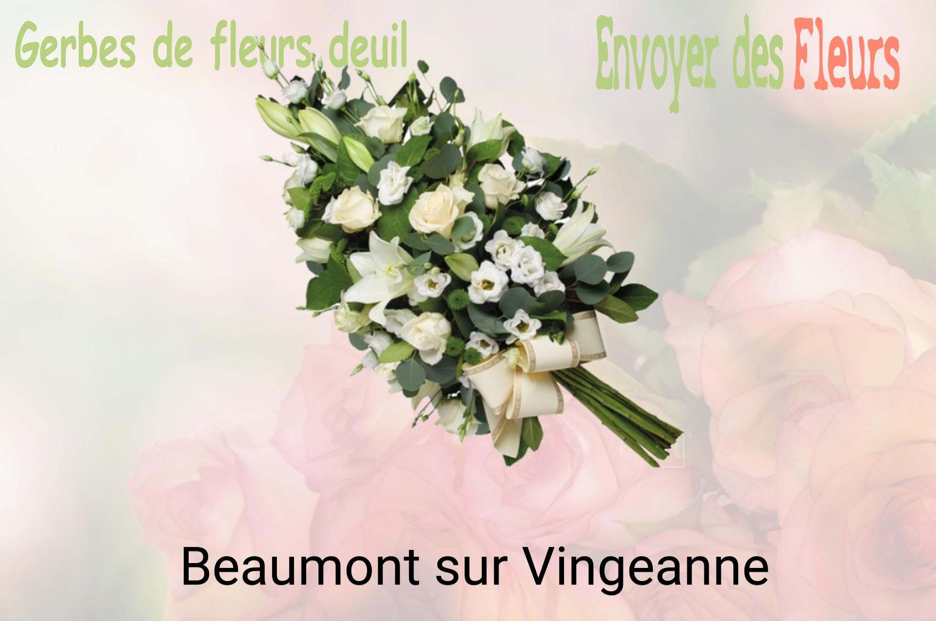 Gerbe de fleurs de deuil livrée à Beaumont-sur-Vingeanne